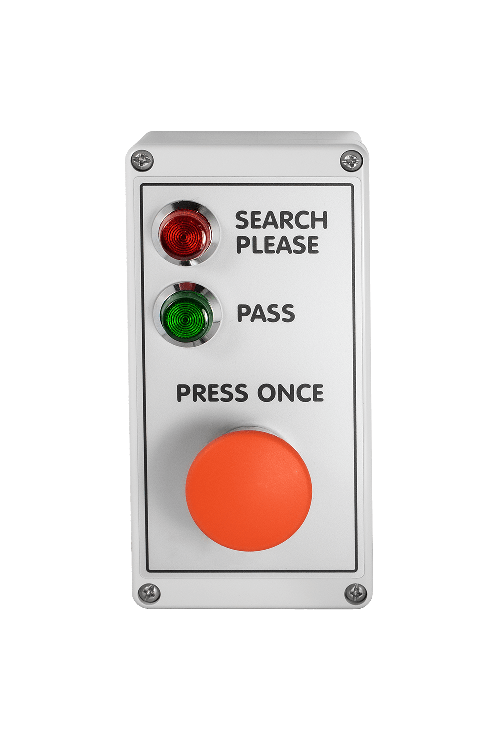 Optional Remote Push-button Unit for use with Mains Random Search Selector 2. 